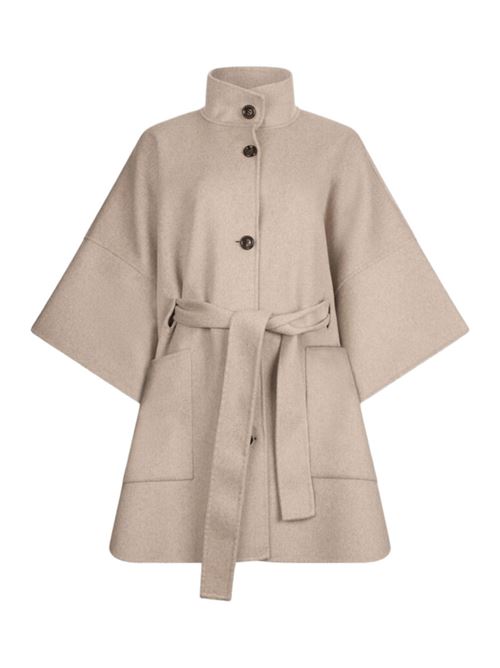 Cappotto da donna  in misto lana con cintura, colore beige LIU JO | CF5293-T462771500